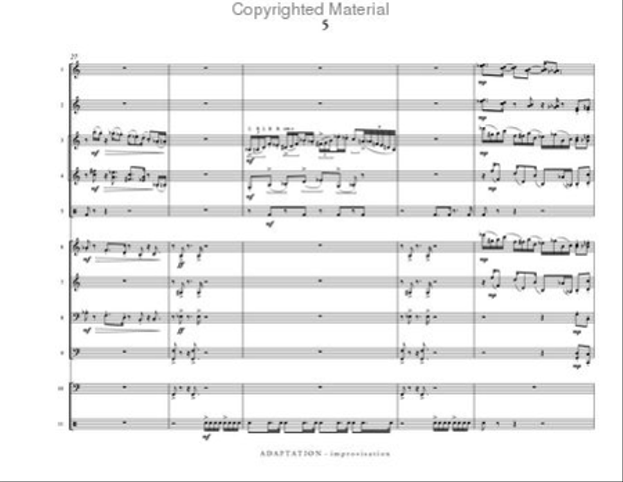 Adaptation Adaptation Percussion Ensemble scores gallery preview page 6