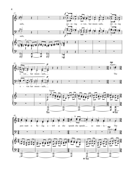 The Ship Starting by Carlyle Sharpe 4-Part - Sheet Music