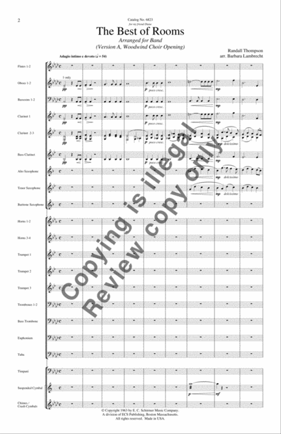 The Best of Rooms (Complete Band Set) Concert Band scores gallery preview page 3