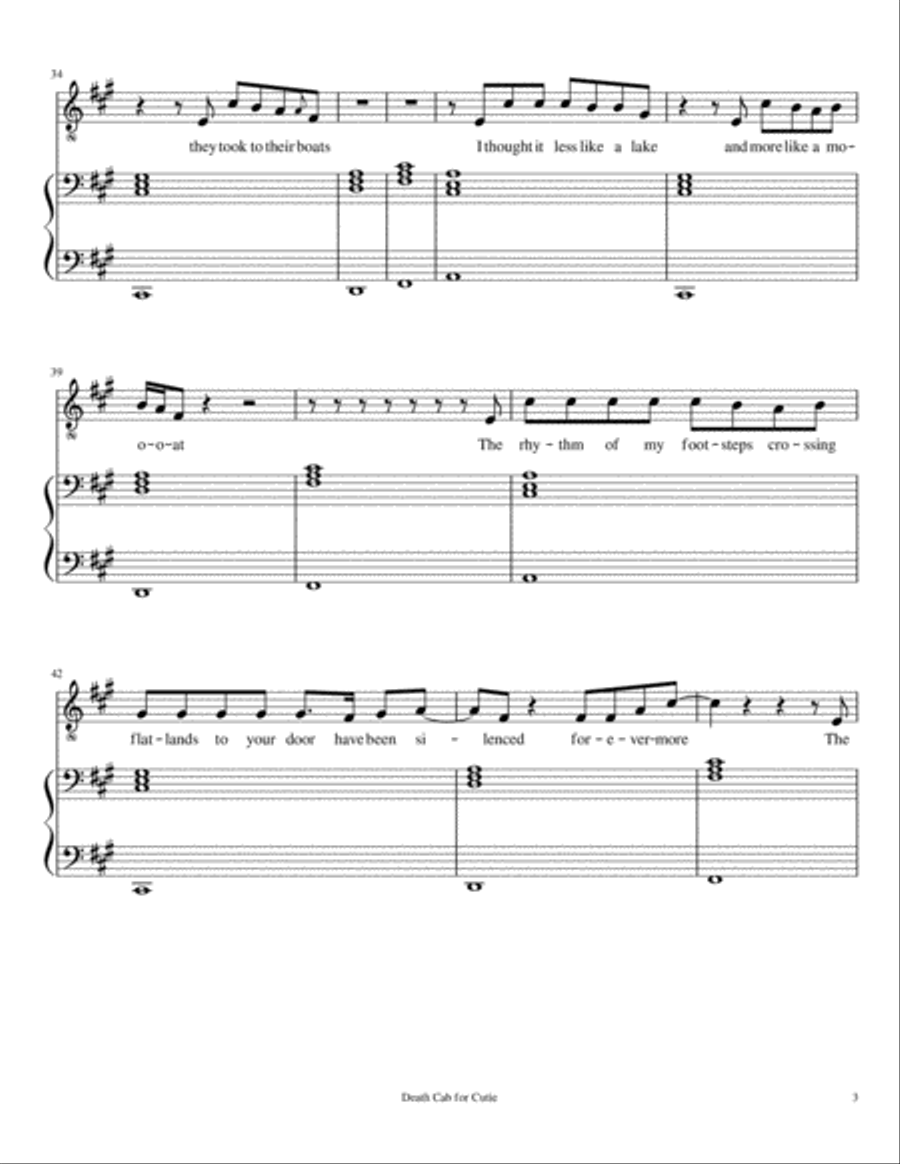 Transatlanticism Voice scores gallery preview page 3