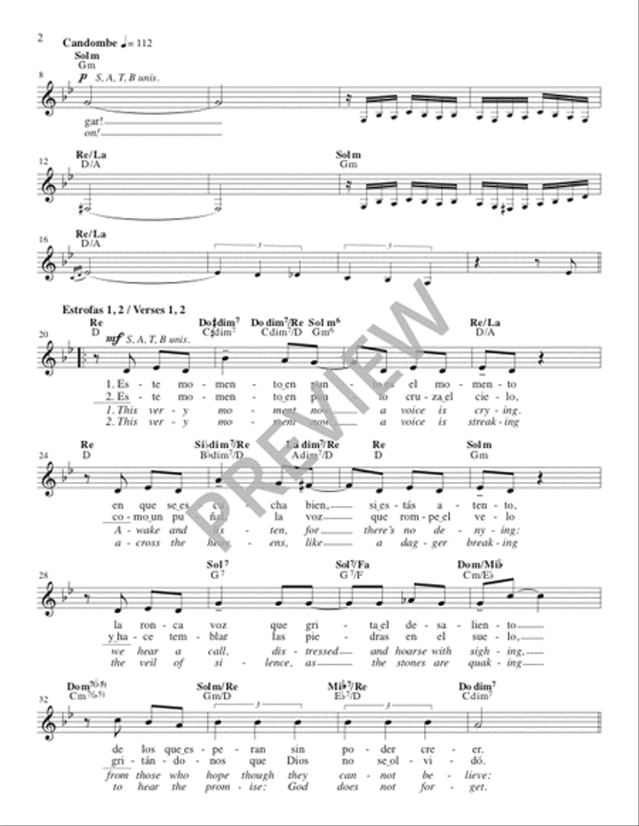 Este Momento en Punto / This Is the Moment - Guitar edition Guitar scores gallery preview page 2