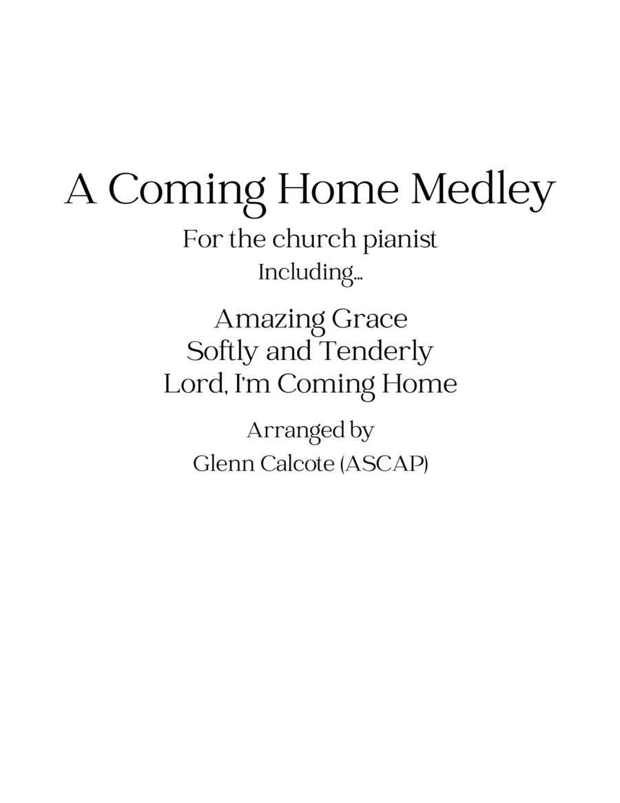 A Coming Home Medley image number null