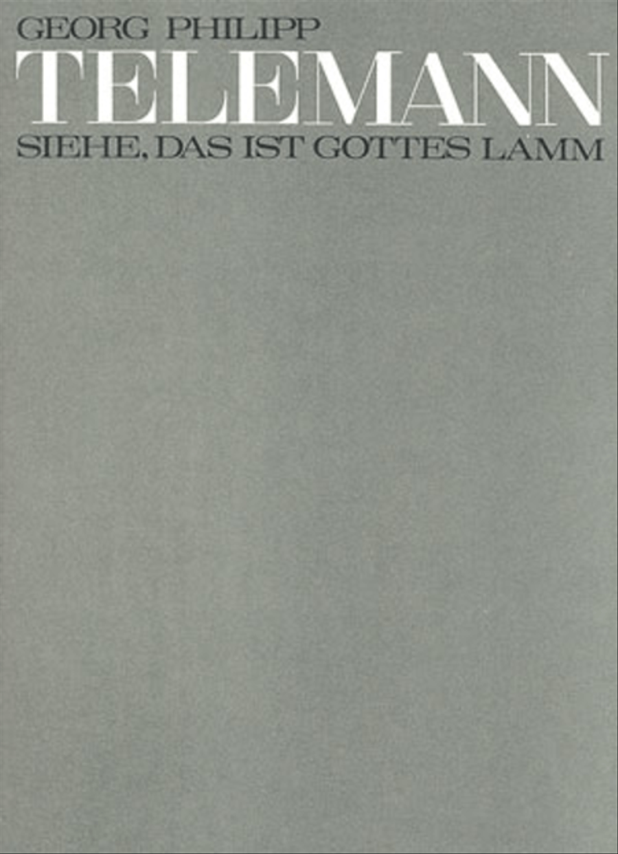 Look there, that is God's own lamb (II) (Siehe, das ist Gottes Lamm (II)) 4-Part scores gallery preview page 1