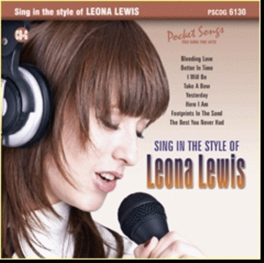 Sing The Hits In Style Of Leona Lewis CDg Play Along scores gallery preview page 1