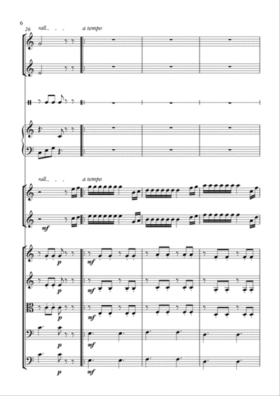 Julie the Cat Julie the Cat Large Ensemble scores gallery preview page 6