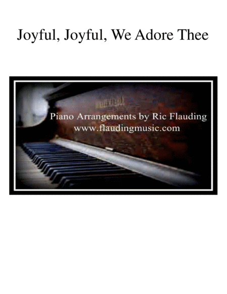 Joyful, Joyful, We Adore Thee (Piano) image number null