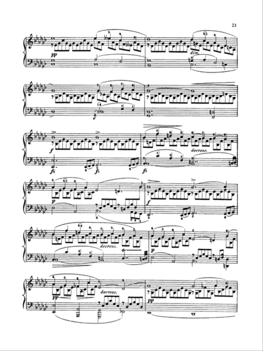 Schubert: Four Impromptus, Op. 90 (Ed. Giuseppe Buonamici) Piano Solo scores gallery preview page 3