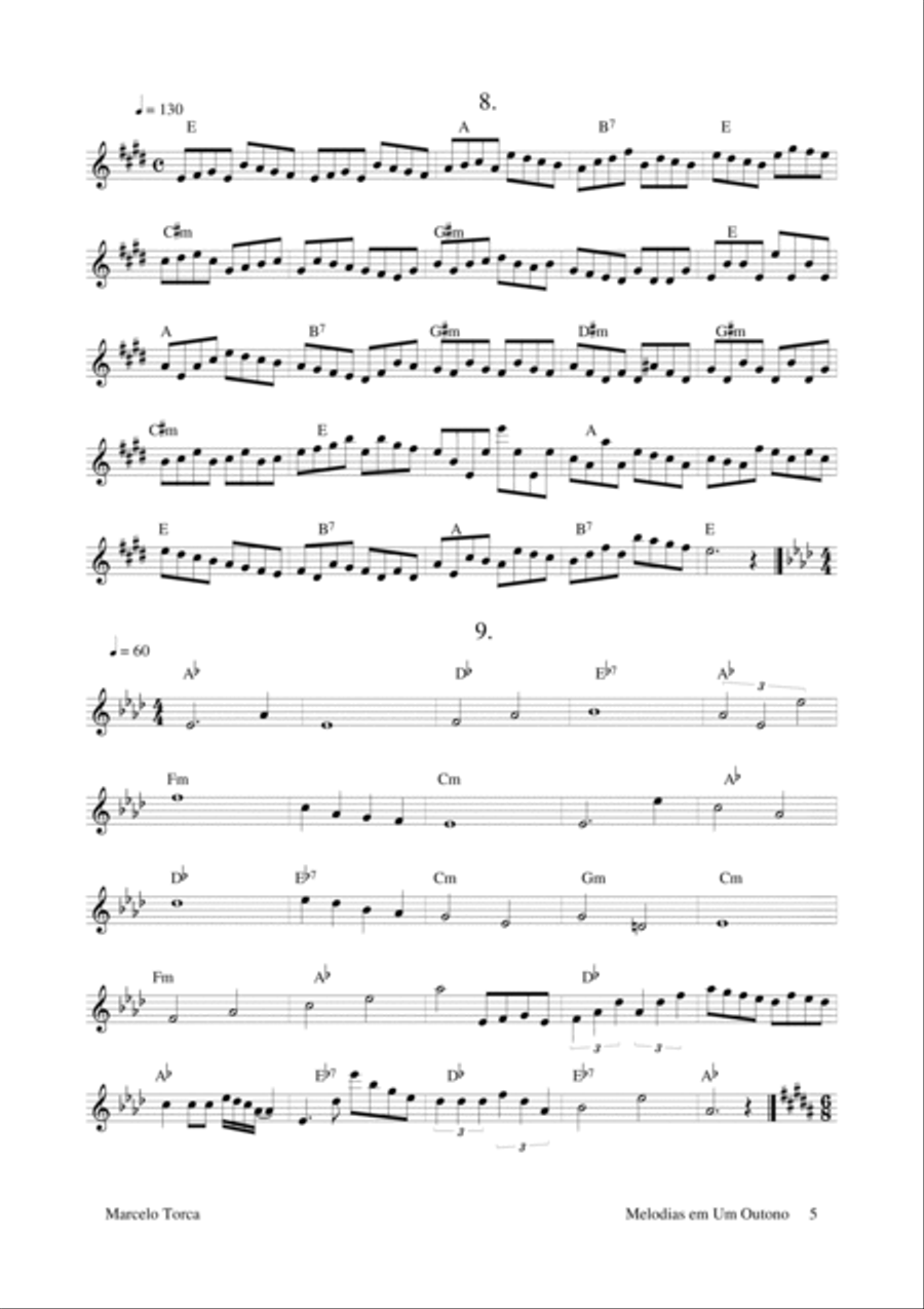 Melodias em Um Outono Melodias em Um Outono Small Ensemble scores gallery preview page 5