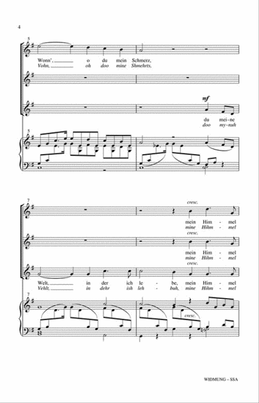 Widmung SSA scores gallery preview page 3