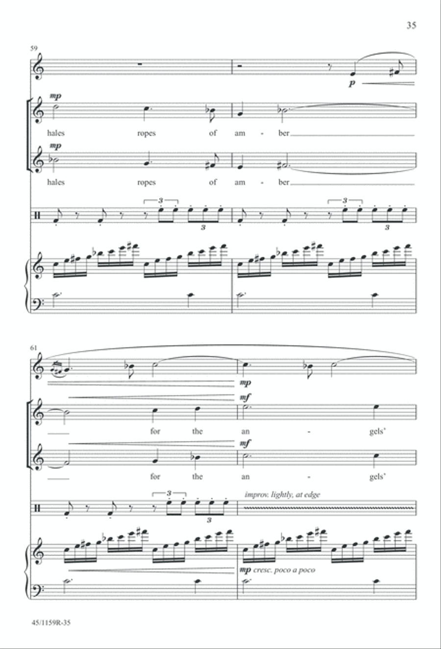 The Day of Hope - Choral/Full Score SSAA scores gallery preview page 35