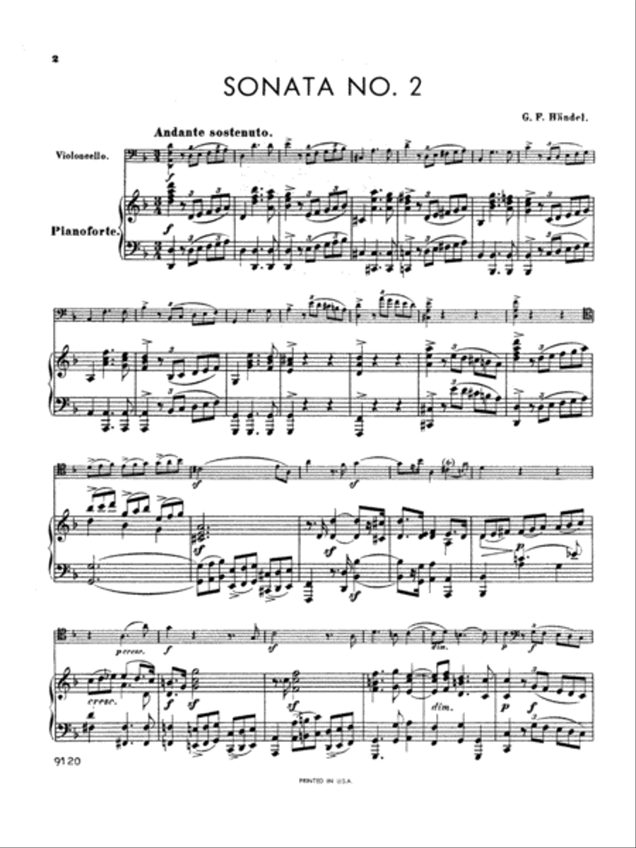 Sonata No. 2 in D Minor Sonata No. 2 in D Minor Small Ensemble scores gallery preview page 3
