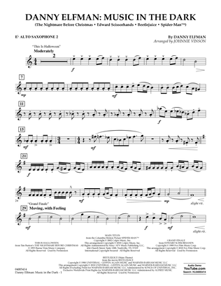 Danny Elfman: Music in the Dark - Eb Alto Saxophone 2