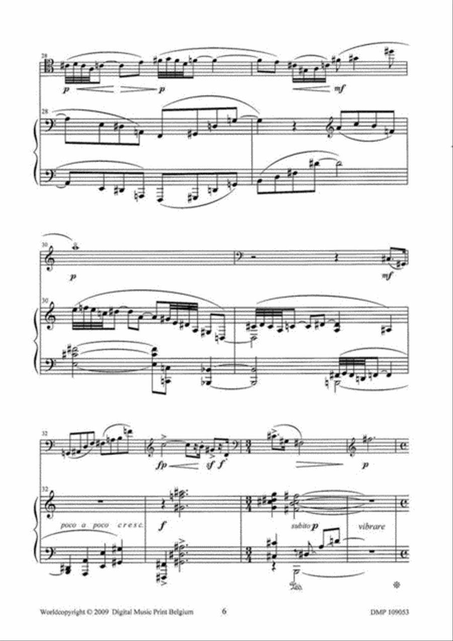 Elégie Piano Accompaniment scores gallery preview page 5