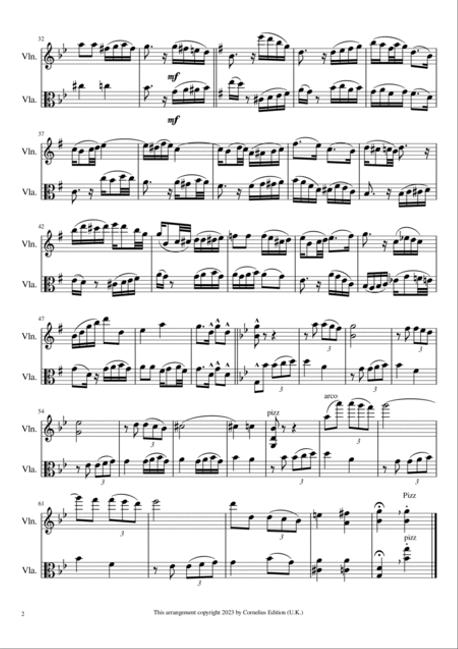 Por Una Cabeza String Duet scores gallery preview page 2