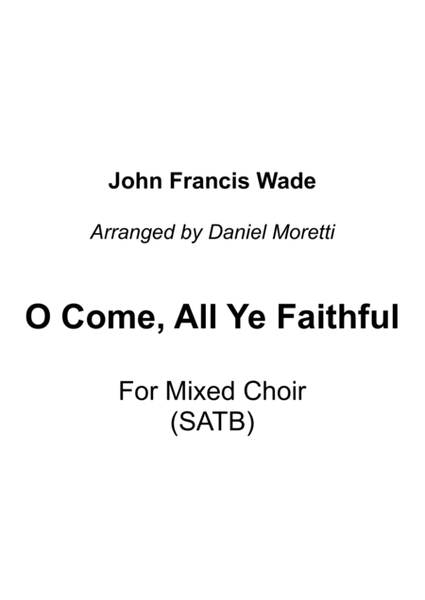 O Come, All Ye Faithful (Mixed Choir) image number null