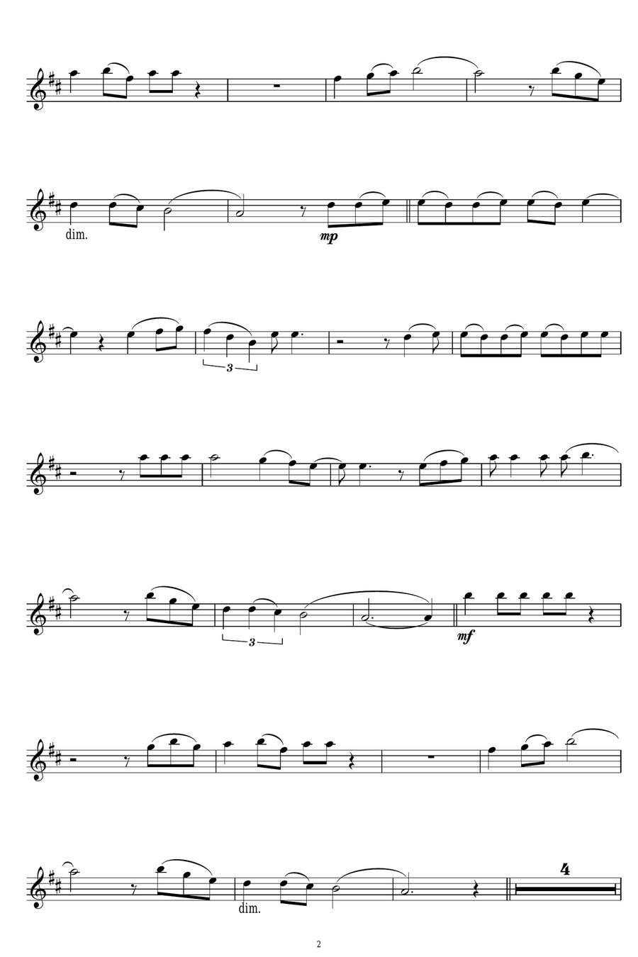 Guantanamera Alto Saxophone scores gallery preview page 2