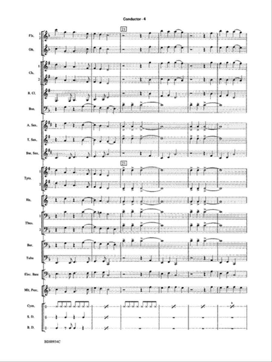 Christmas Magic: Score Christmas Magic: Score Concert Band scores gallery preview page 6