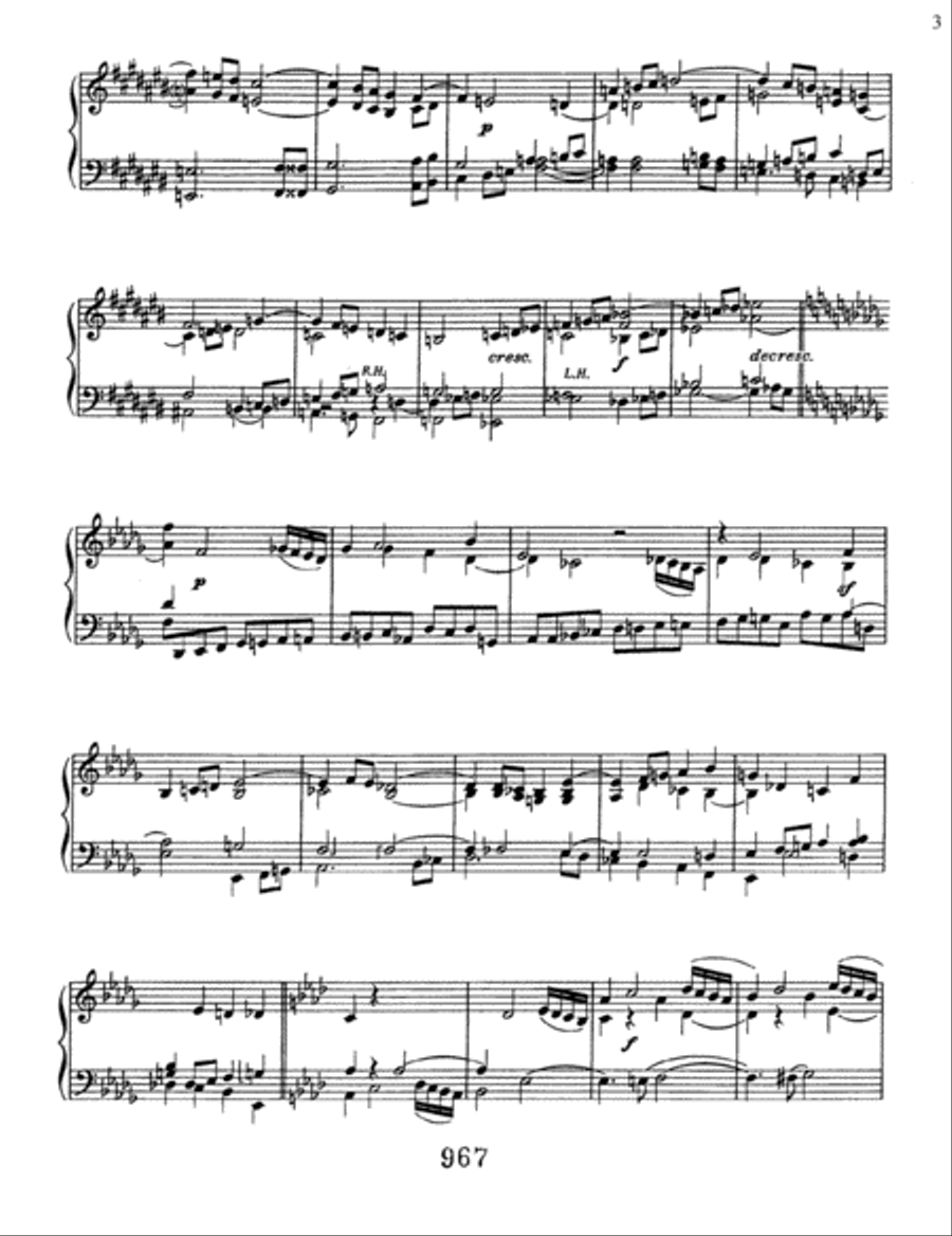 Preludes (2) Through All 12 Major Keys, Op. 39 Piano Solo scores gallery preview page 3