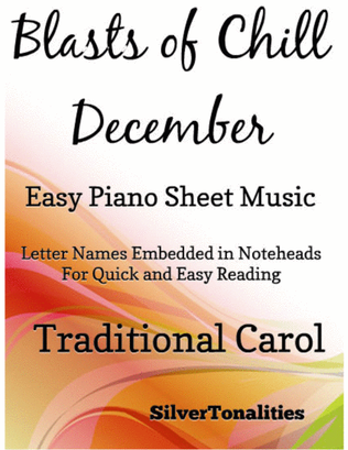 Blasts of Chill December Easy Piano Sheet Music