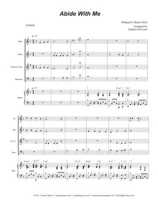 Abide With Me (Woodwind Quartet and Piano)