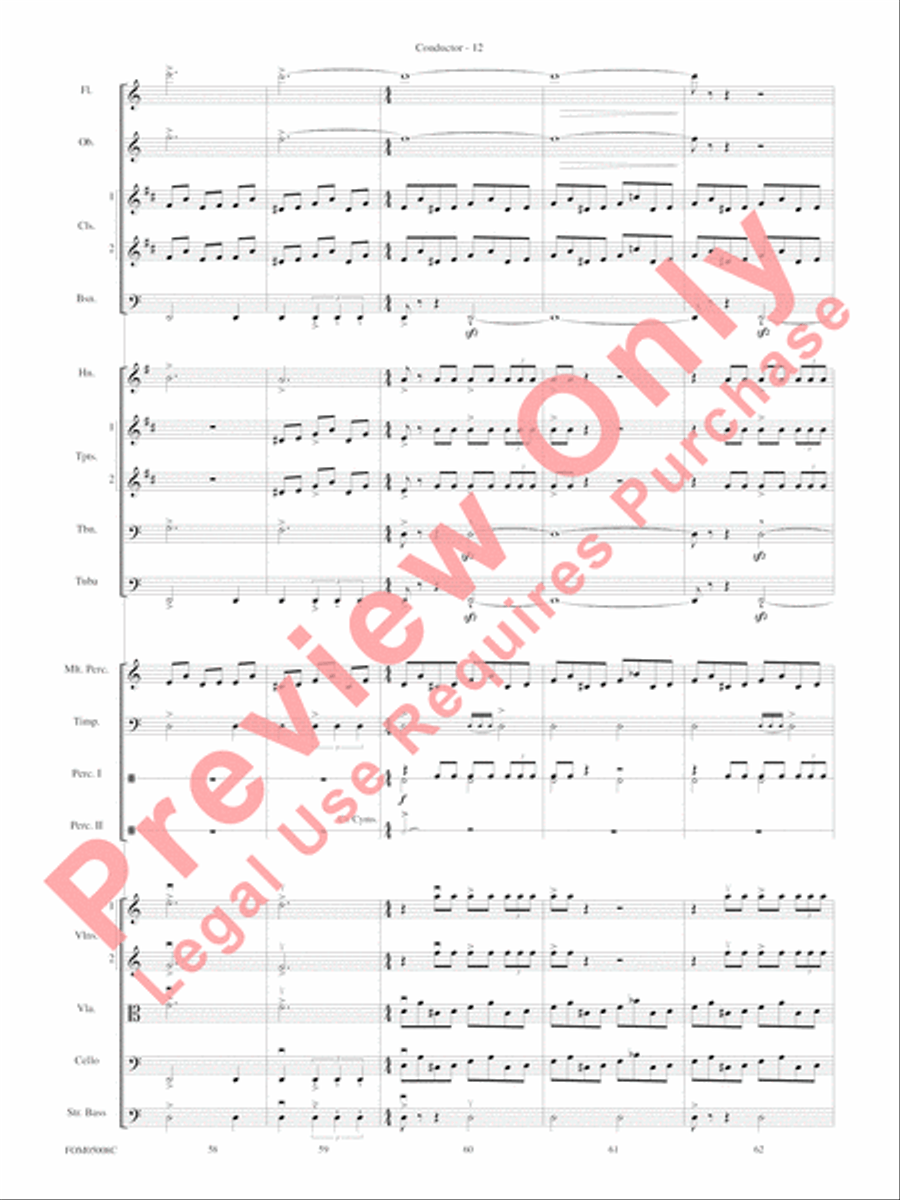 Battle of the Heroes (from Star Wars: Episode III Revenge of the Sith) Full Orchestra scores gallery preview page 15