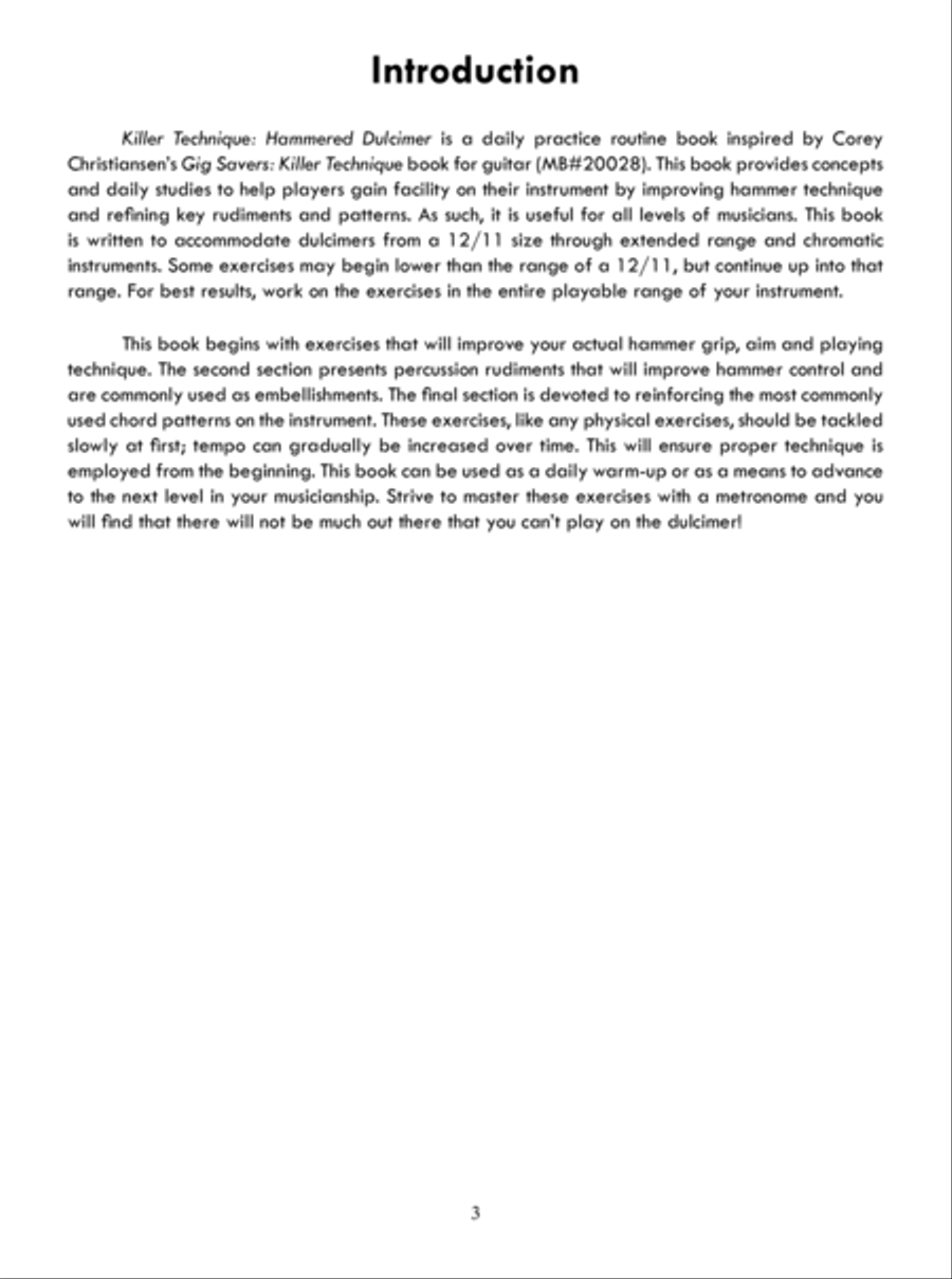 Killer Technique: Hammered Dulcimer Hammered Dulcimer scores gallery preview page 4