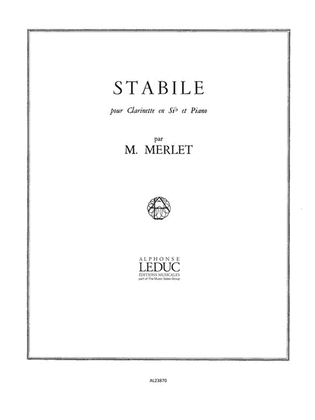 Stabile Op.13 (clarinet & Piano)
