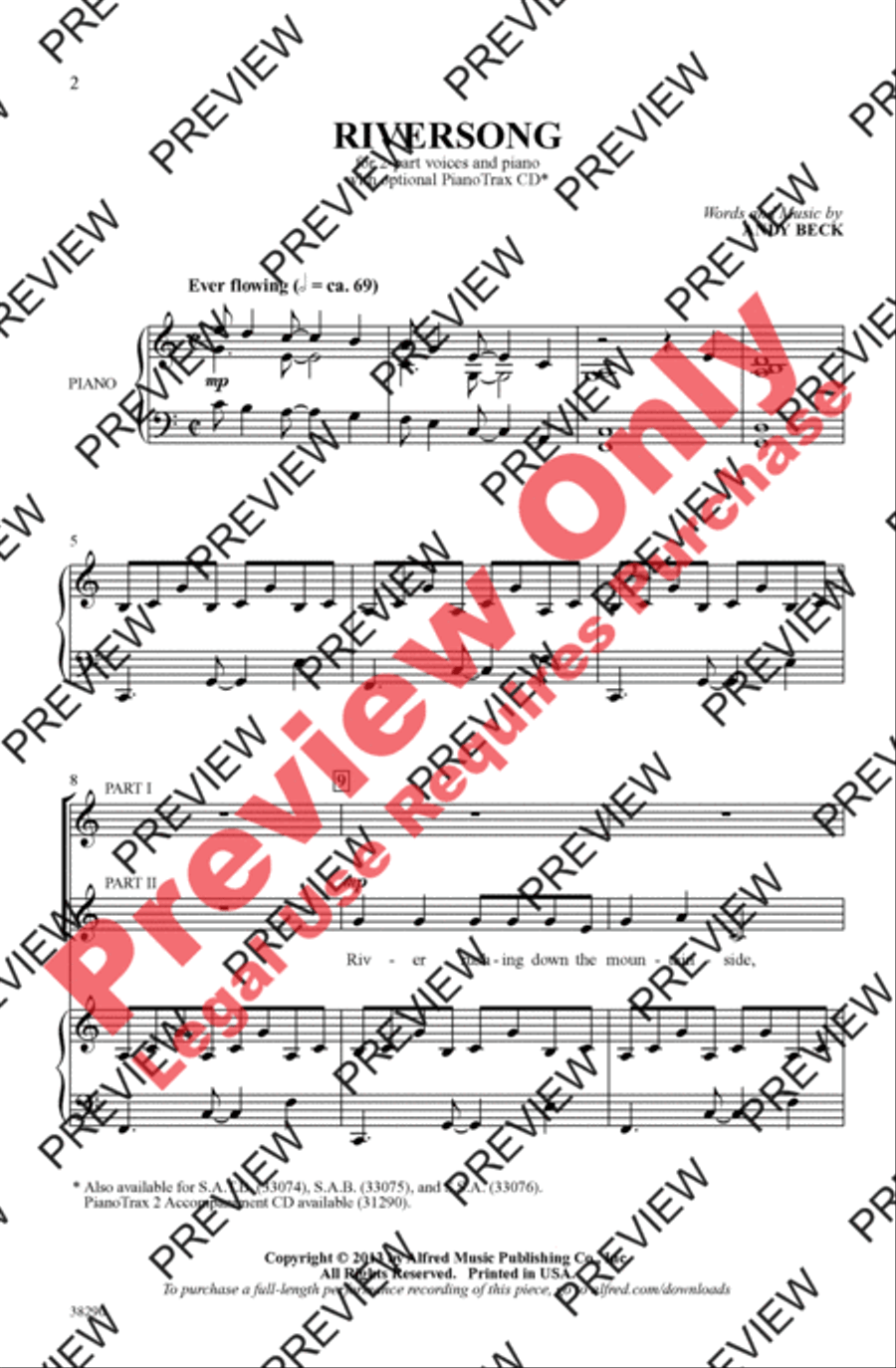 Riversong Riversong 2-Part scores gallery preview page 2