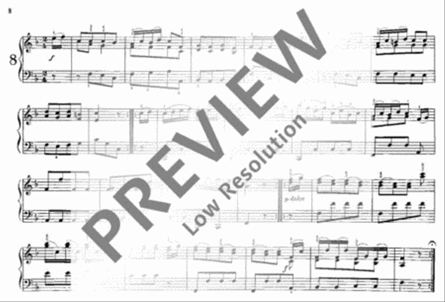 20 English Dances Piano Solo scores gallery preview page 11
