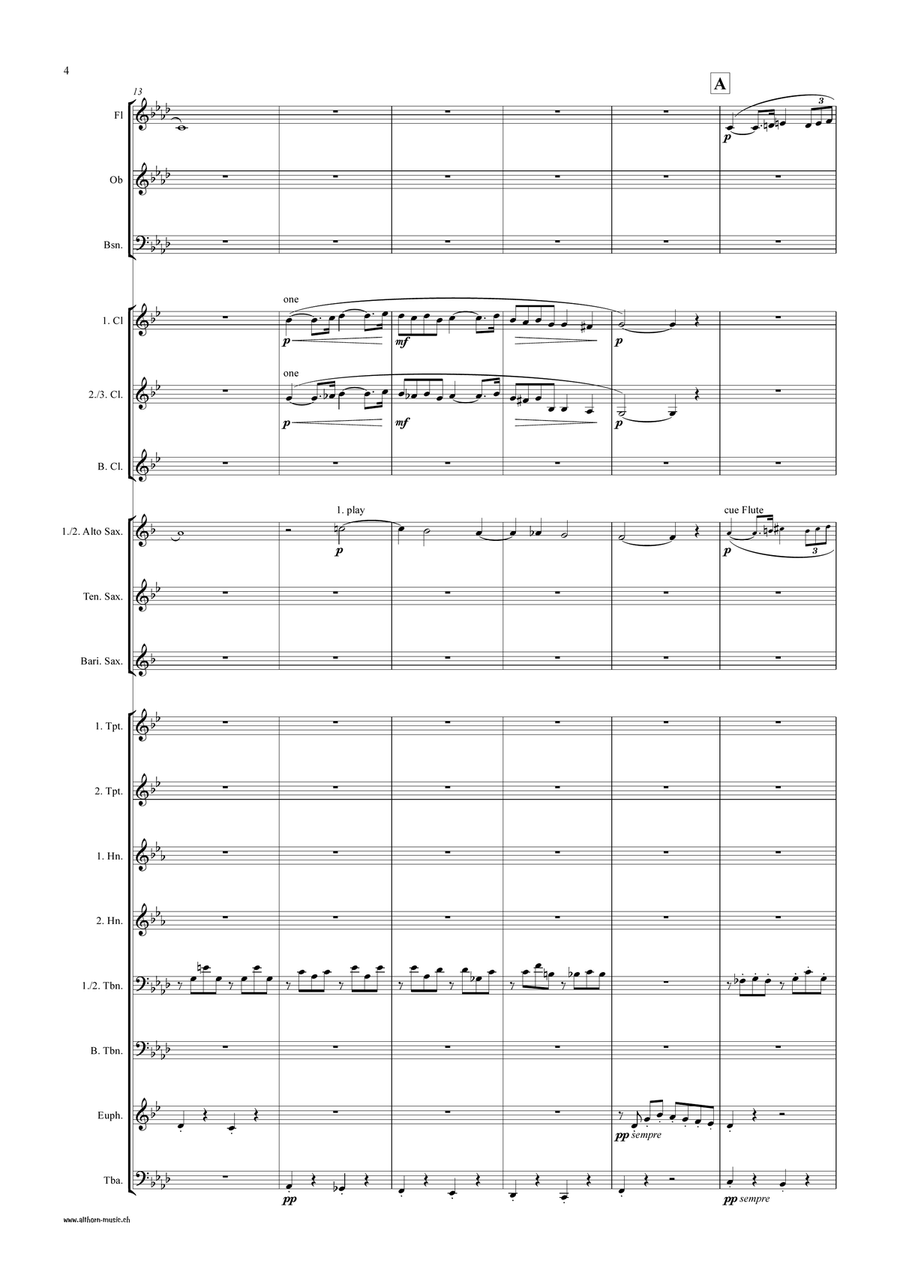 Pavane, op. 50 Pavane, op. 50 Concert Band scores gallery preview page 5