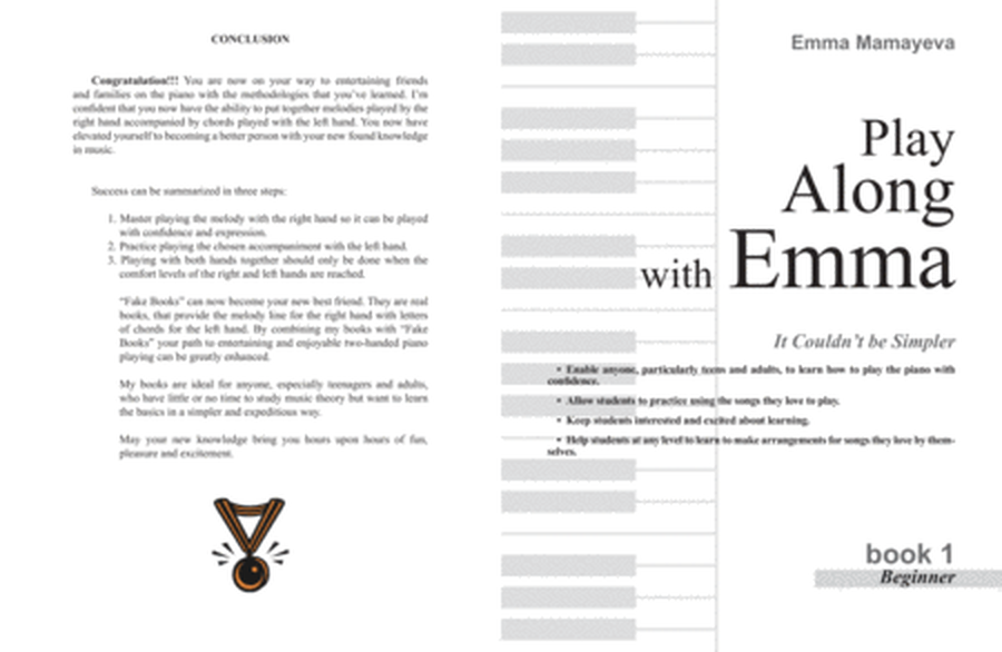 Play Along With Emma Method Book 1 image number null