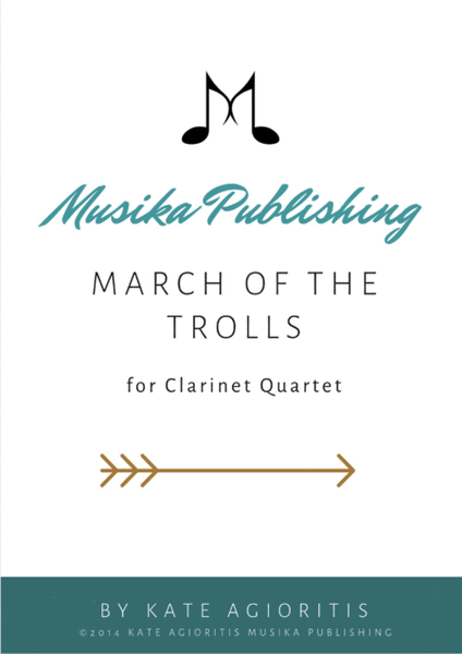 March of the Trolls - Clarinet Quartet image number null