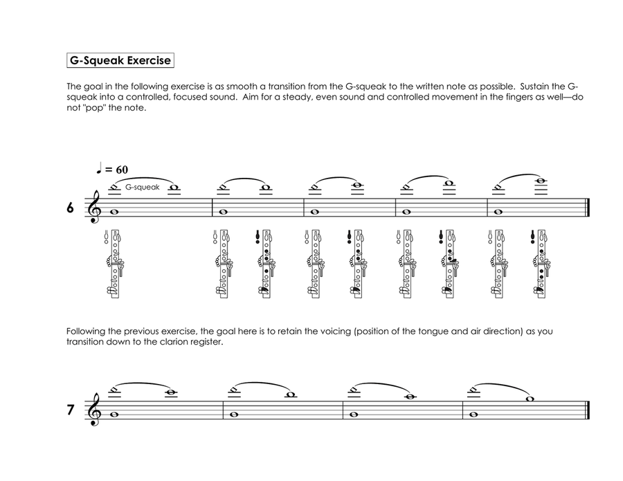 Clarinet Daily C Major Warm-up