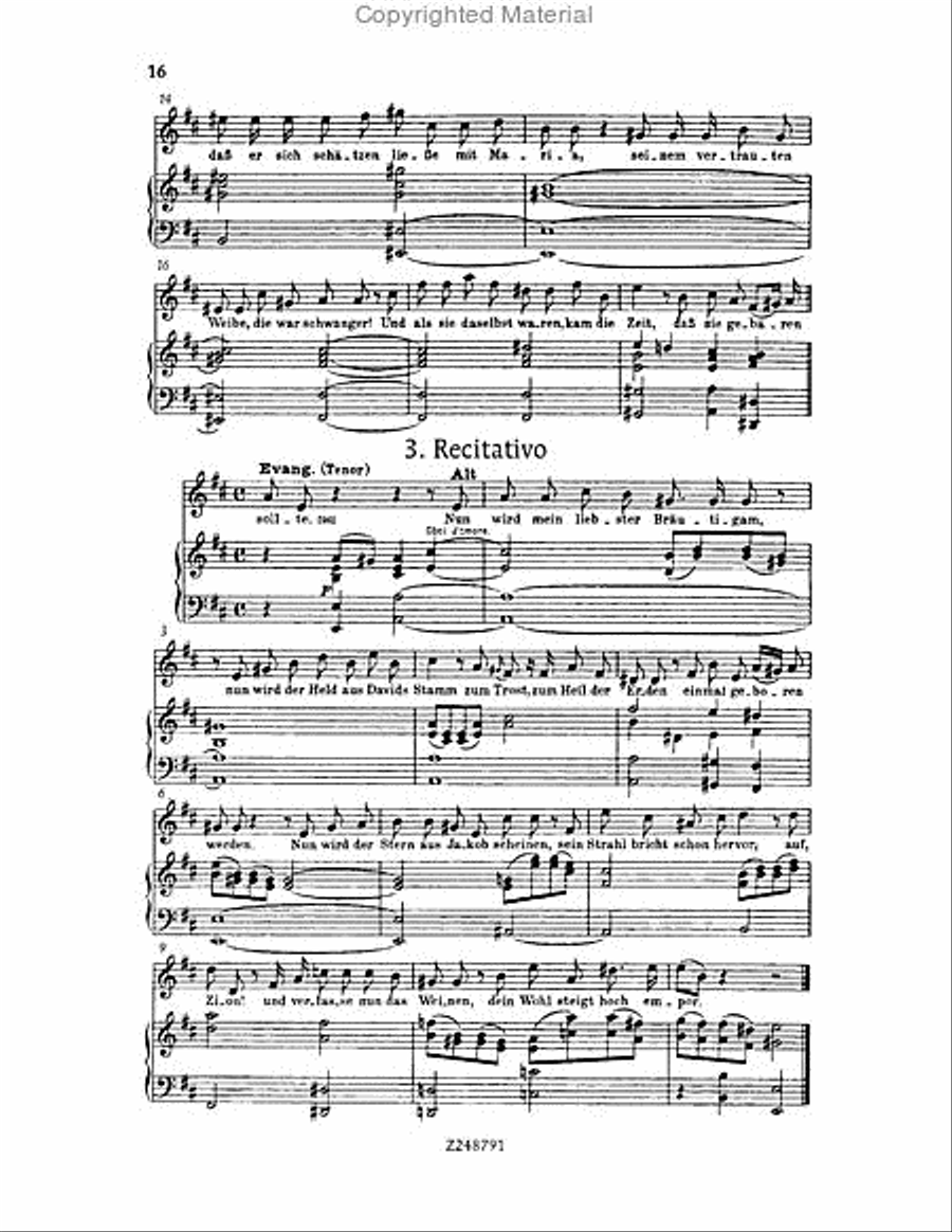 Christmas Oratorio, BWV 248 Choir scores gallery preview page 15
