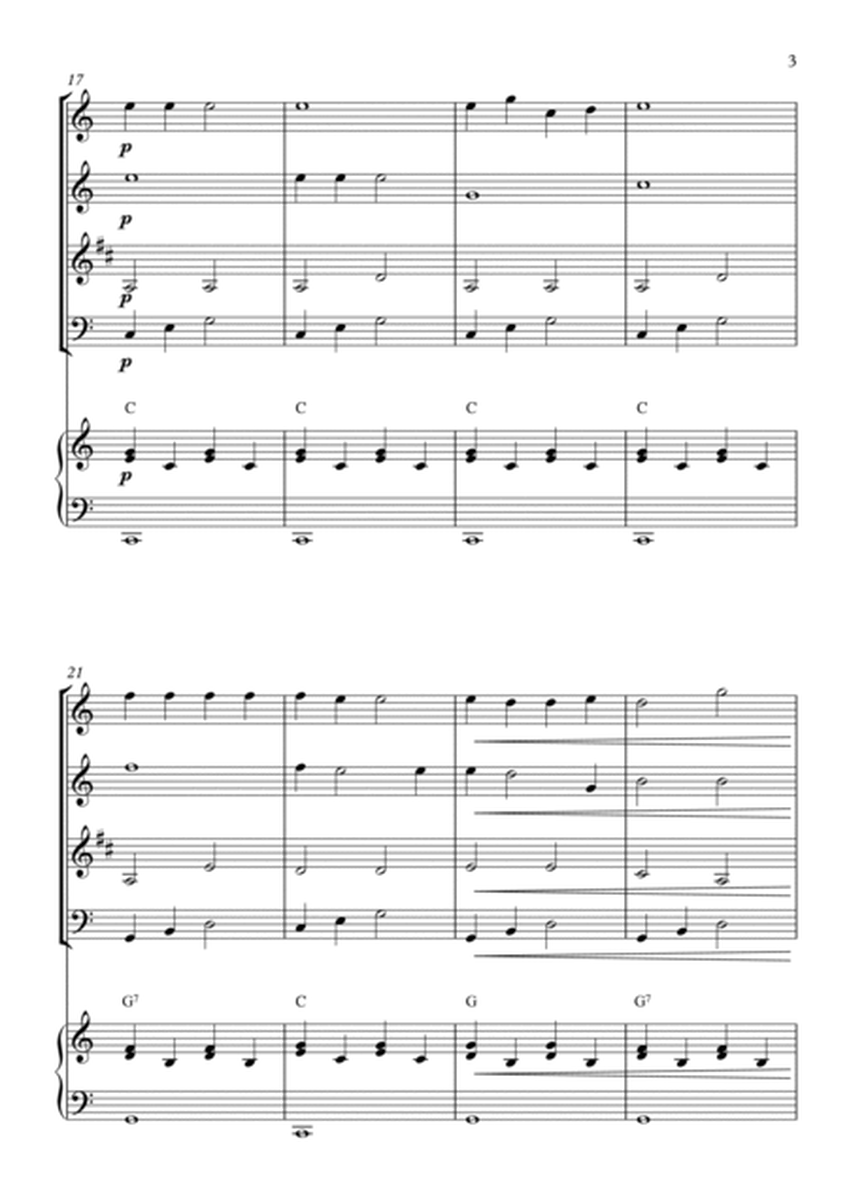 Jingle Bells for Wind Quartet and Piano image number null