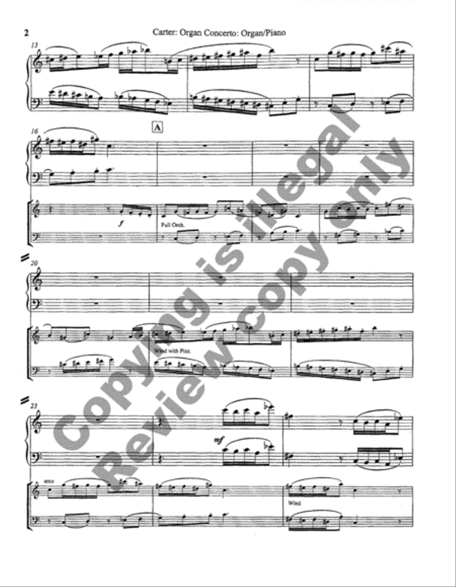 Concerto in C Major (Piano Reduction Score)