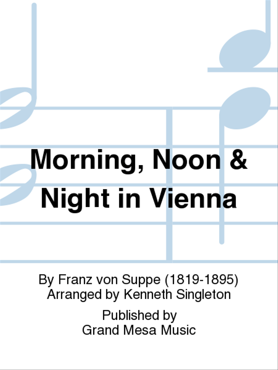 Morning, Noon & Night in Vienna Concert Band scores gallery preview page 1