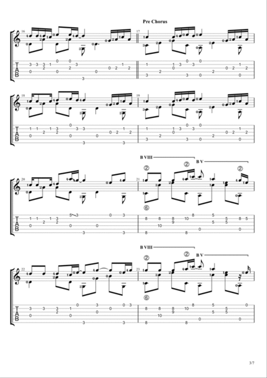 Take Me To Your Heart Electric Guitar scores gallery preview page 3