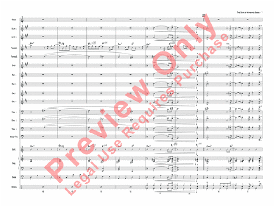 The Days of Wine and Roses Jazz Ensemble scores gallery preview page 10