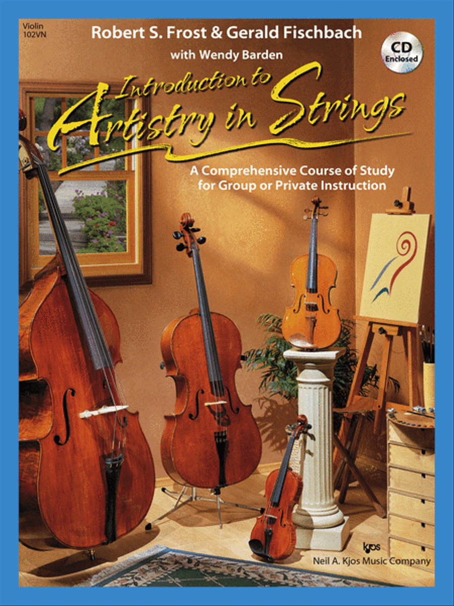 Introduction To Artistry In Strings, Violin (Book & Online Audio) Orchestra scores gallery preview page 1