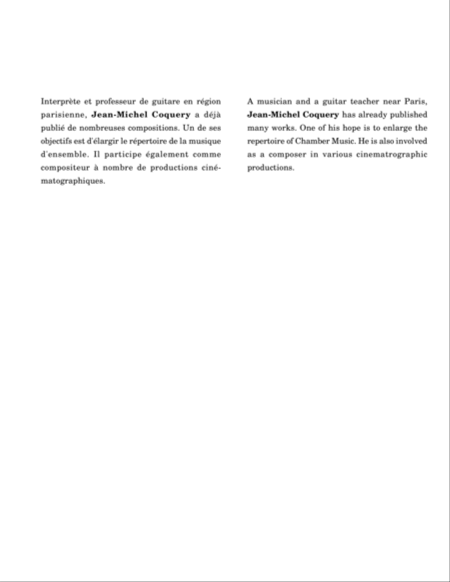 Valse en jazz no 3 Guitar Ensemble scores gallery preview page 2