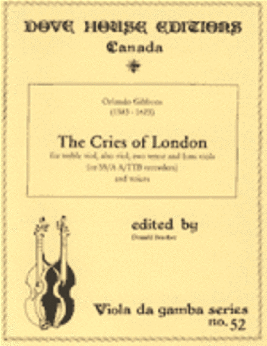 The Cries of London The Cries of London 2-Part scores gallery preview page 1