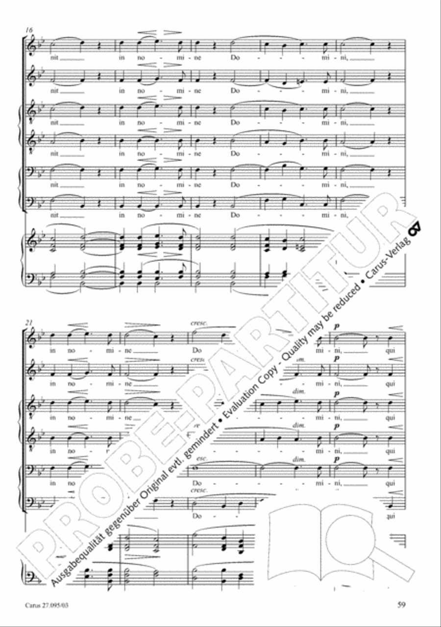 Messe solennelle de sainte Cecile STB scores gallery preview page 60