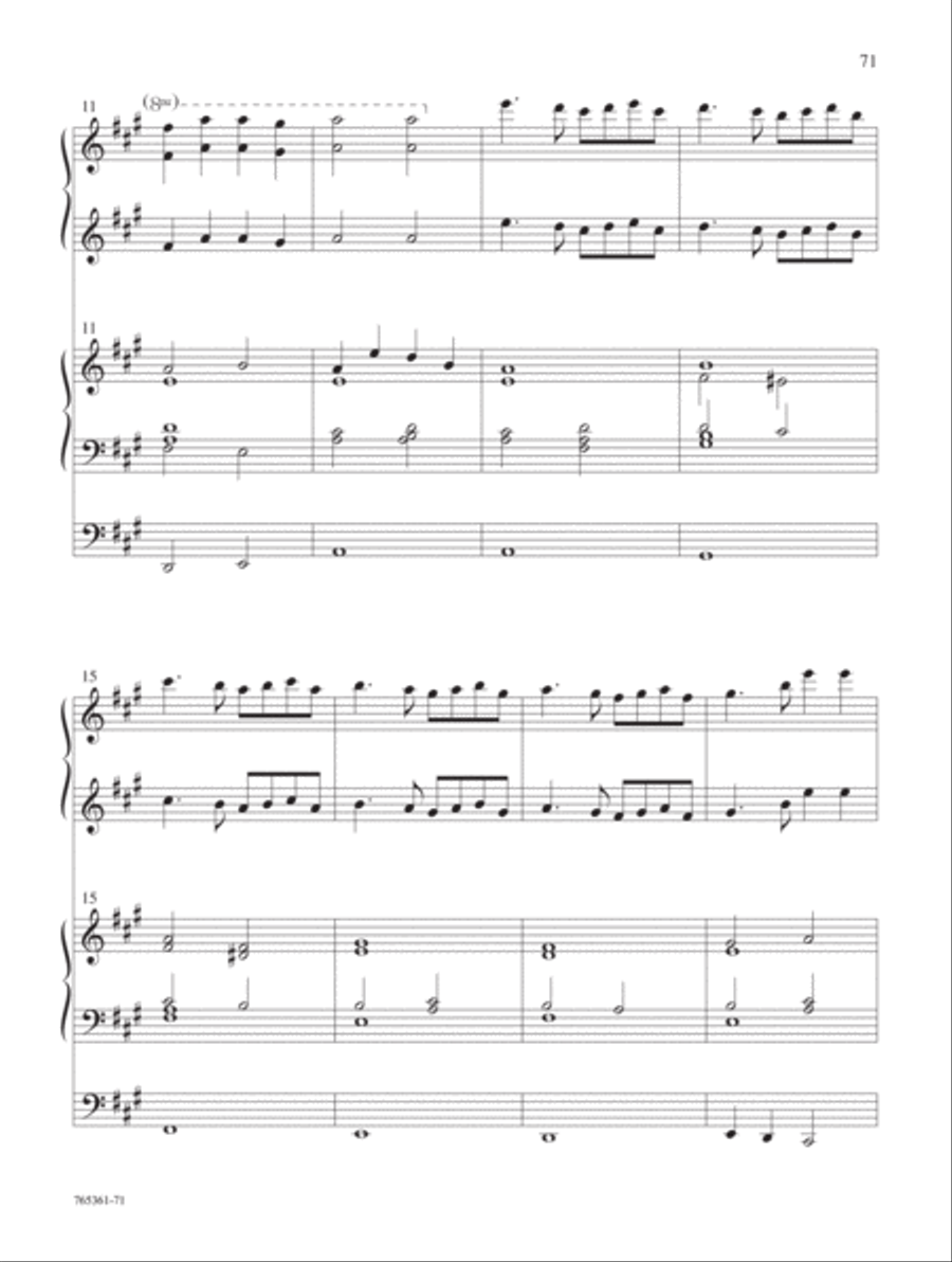 Symphony of Praise Organ scores gallery preview page 19
