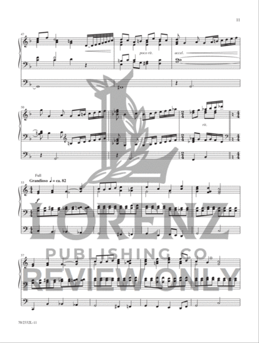 Like a River Glorious Organ Solo scores gallery preview page 7