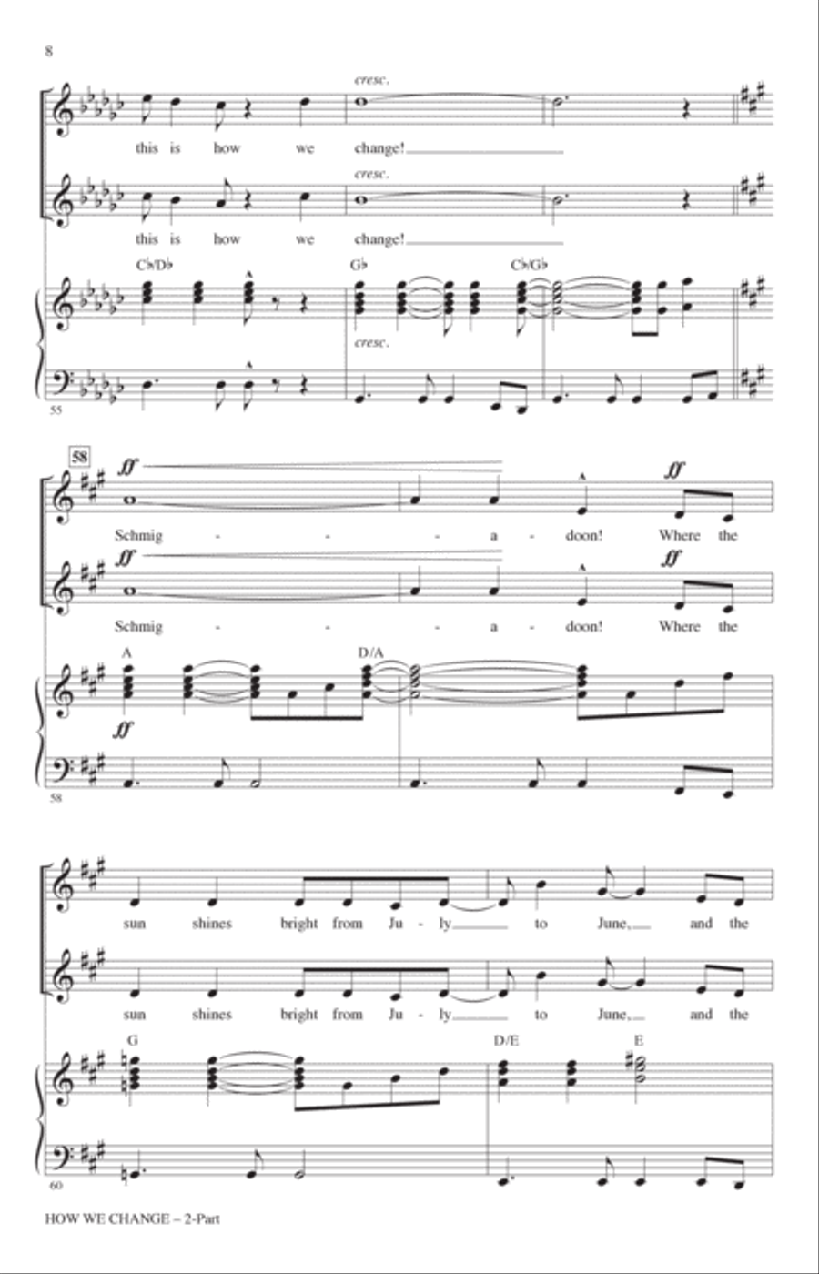 How We Change (Schmigadoon Finale) (from Schmigadoon!) (arr. Roger Emerson) 2-Part scores gallery preview page 7