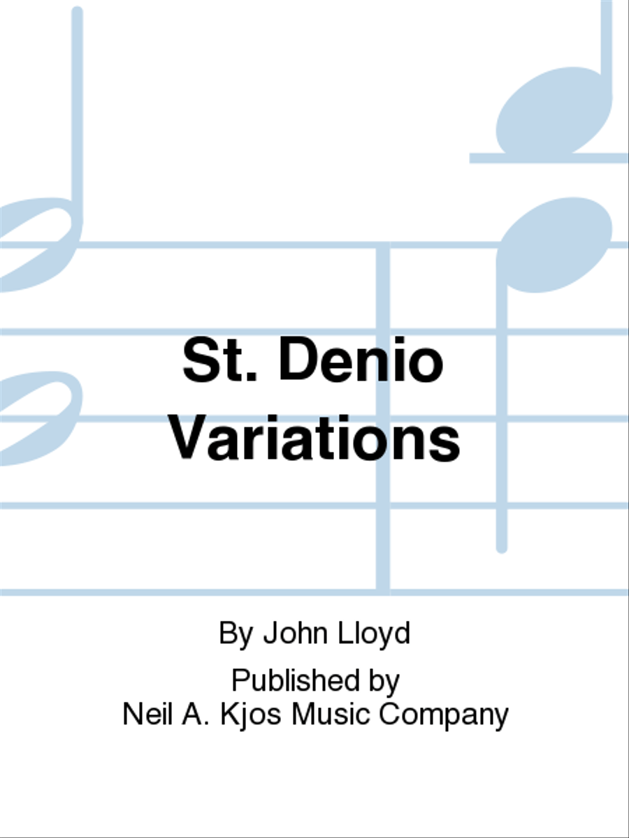 St. Denio Variations String Orchestra scores gallery preview page 1
