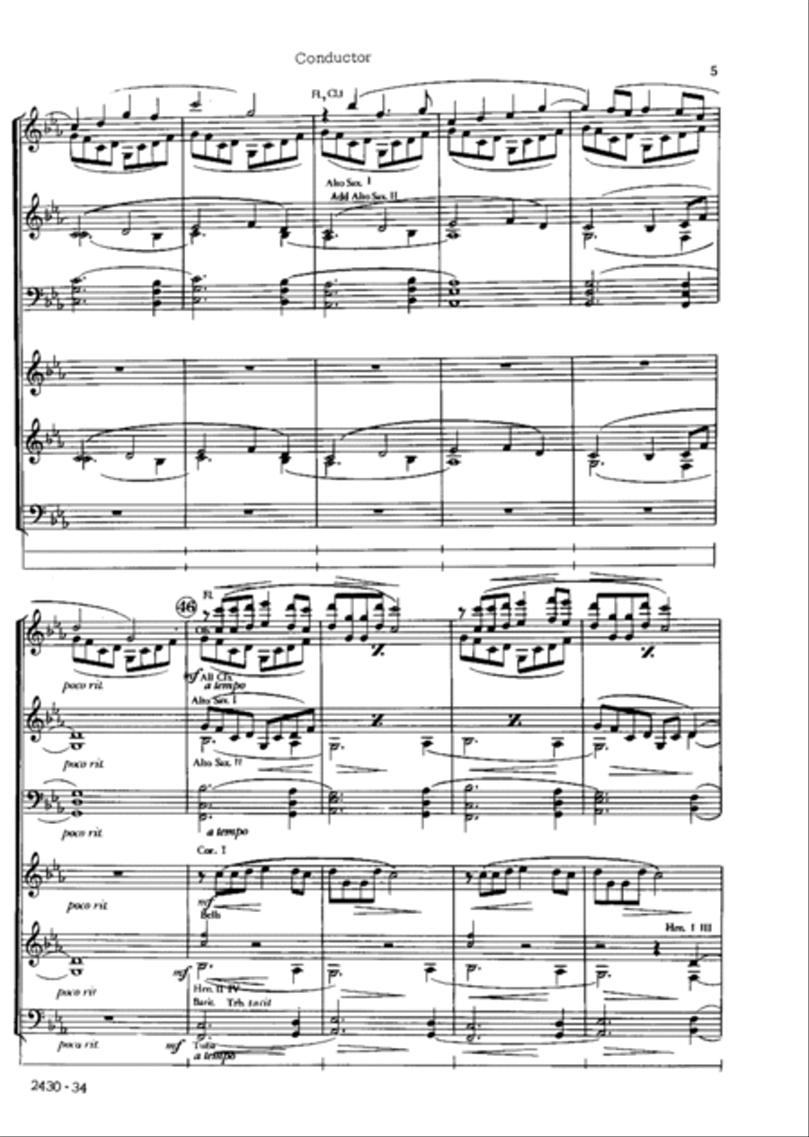 The Far Country Concert Band scores gallery preview page 6