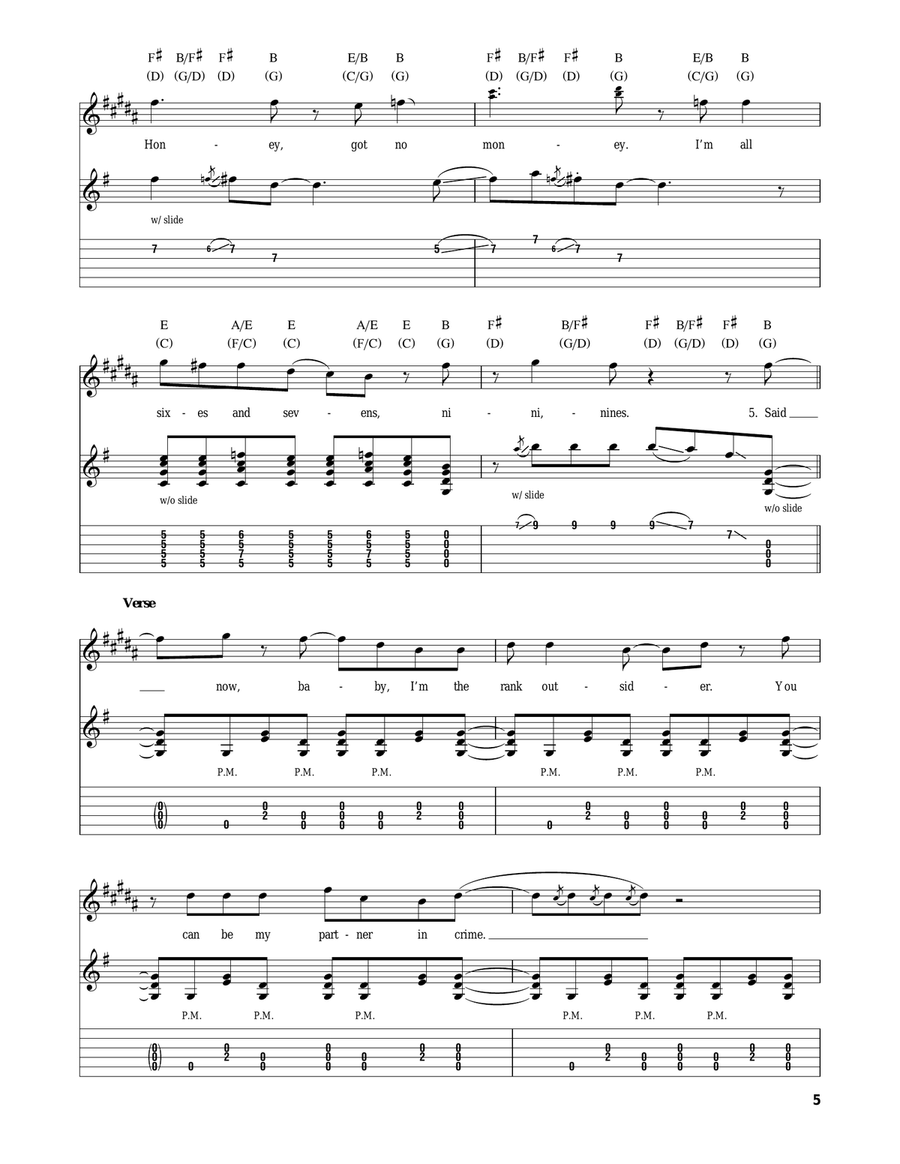 Tumbling Dice Tumbling Dice Acoustic Guitar scores gallery preview page 5