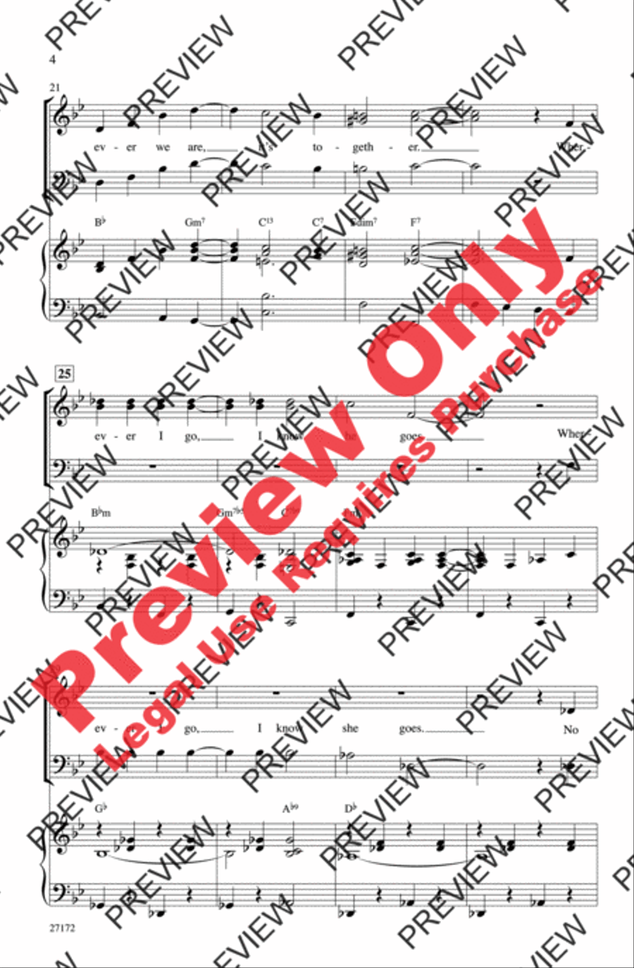 Together Wherever We Go 3-Part scores gallery preview page 4